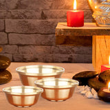 Maxbell Tibetan Buddhist Water Offering Bowl Home Buddhist Alar Supplies Worship Cup Mouth 7cm H 2.8cm