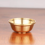 Maxbell Tibetan Buddhist Water Offering Bowl Home Buddhist Alar Supplies Worship Cup Mouth 8cm H 3.2cm
