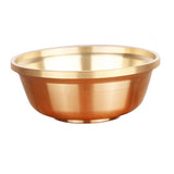 Maxbell Tibetan Buddhist Water Offering Bowl Home Buddhist Alar Supplies Worship Cup Mouth 9cm H 3.6cm