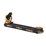 Maxbell Incense Holder for Cones Sticks Buddha Statue Spring Festival Incense Burner