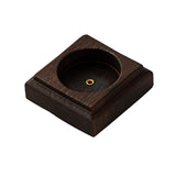 Maxbell Square Incense Burner Geometric Censer Hotel Wooden Incense Holder for Stick