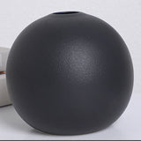 Maxbell Plant Pot Holder Planter Bookshelf Home Flower Pot Ceramic Round Flower Vase 14.5cmx14cm