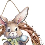 Maxbell Easter Day Hanging Sign Outdoor Wall Plaque for Spring Summer Wall Farmhouse