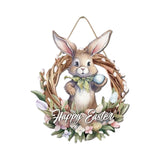 Maxbell Easter Day Hanging Sign Outdoor Wall Plaque for Spring Summer Wall Farmhouse