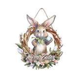 Maxbell Easter Day Hanging Sign Outdoor Wall Plaque for Spring Summer Wall Farmhouse