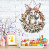 Maxbell Easter Day Hanging Sign Outdoor Wall Plaque for Spring Summer Wall Farmhouse