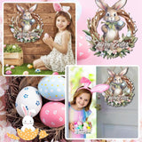 Maxbell Easter Day Hanging Sign Outdoor Wall Plaque for Spring Summer Wall Farmhouse