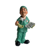 Maxbell Resin Figure Statue Person Sculpture Bedroom Cabinet People Worker Figurine