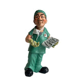 Maxbell Resin Figure Statue Person Sculpture Bedroom Cabinet People Worker Figurine