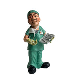 Maxbell Resin Figure Statue Person Sculpture Bedroom Cabinet People Worker Figurine