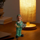 Maxbell Resin Figure Statue Person Sculpture Bedroom Cabinet People Worker Figurine