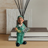 Maxbell Resin Figure Statue Person Sculpture Bedroom Cabinet People Worker Figurine