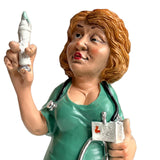 Maxbell Resin Figure Statue Person Sculpture Bedroom Cabinet People Worker Figurine