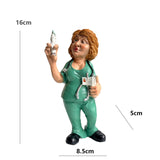 Maxbell Resin Figure Statue Person Sculpture Bedroom Cabinet People Worker Figurine