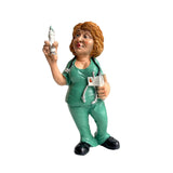 Maxbell Resin Figure Statue Person Sculpture Bedroom Cabinet People Worker Figurine