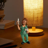 Maxbell Resin Figure Statue Person Sculpture Bedroom Cabinet People Worker Figurine