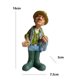 Maxbell Resin Figure Statue Person Sculpture Bedroom Cabinet People Worker Figurine