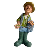 Maxbell Resin Figure Statue Person Sculpture Bedroom Cabinet People Worker Figurine