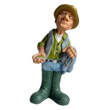 Maxbell Resin Figure Statue Person Sculpture Bedroom Cabinet People Worker Figurine