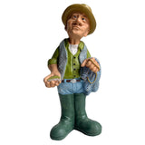 Maxbell Resin Figure Statue Person Sculpture Bedroom Cabinet People Worker Figurine