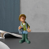 Maxbell Resin Figure Statue Person Sculpture Bedroom Cabinet People Worker Figurine