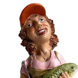 Maxbell Resin Figure Statue Person Sculpture Bedroom Cabinet People Worker Figurine