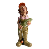 Maxbell Resin Figure Statue Person Sculpture Bedroom Cabinet People Worker Figurine