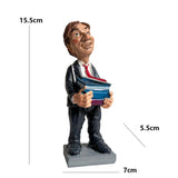 Maxbell Resin Figure Statue Person Sculpture Bedroom Cabinet People Worker Figurine