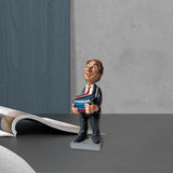 Maxbell Resin Figure Statue Person Sculpture Bedroom Cabinet People Worker Figurine