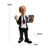 Maxbell Resin Figure Statue Person Sculpture Bedroom Cabinet People Worker Figurine