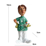 Maxbell Resin Figure Statue Person Sculpture Bedroom Cabinet People Worker Figurine