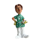 Maxbell Resin Figure Statue Person Sculpture Bedroom Cabinet People Worker Figurine