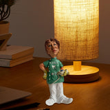 Maxbell Resin Figure Statue Person Sculpture Bedroom Cabinet People Worker Figurine