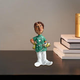 Maxbell Resin Figure Statue Person Sculpture Bedroom Cabinet People Worker Figurine