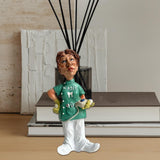 Maxbell Resin Figure Statue Person Sculpture Bedroom Cabinet People Worker Figurine