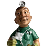 Maxbell Resin Figure Statue Person Sculpture Bedroom Cabinet People Worker Figurine