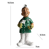 Maxbell Resin Figure Statue Person Sculpture Bedroom Cabinet People Worker Figurine