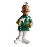 Maxbell Resin Figure Statue Person Sculpture Bedroom Cabinet People Worker Figurine