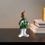 Maxbell Resin Figure Statue Person Sculpture Bedroom Cabinet People Worker Figurine