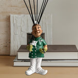 Maxbell Resin Figure Statue Person Sculpture Bedroom Cabinet People Worker Figurine