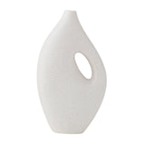 Maxbell Ceramic Geometric Flower Vase Abstract Vase Entryway Decors Plant Pot Holder Style B