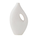 Maxbell Ceramic Geometric Flower Vase Abstract Vase Entryway Decors Plant Pot Holder Style B