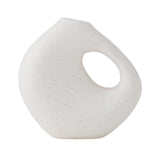 Maxbell Ceramic Geometric Flower Vase Abstract Vase Entryway Decors Plant Pot Holder Style C