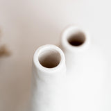 Maxbell 2Pcs Plant Pot Holder Abstract Vase Indoor Entryway Desk Ceramic Flower Vase