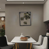 Maxbell Floral Wall Sculpture Hanging Ornament Farmhouse Flower Metal Wall Art Decor