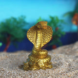 Maxbell Chinese Zodiac Ingots Snake Statue Resin Sculpture Desk Party Figurine