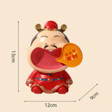 Maxbell Chinese God of Wealth Statue Cai Shen Shop Sculpture God of Fortune Figurine Style A