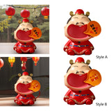 Maxbell Chinese God of Wealth Statue Cai Shen Shop Sculpture God of Fortune Figurine Style A