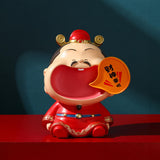 Maxbell Chinese God of Wealth Statue Cai Shen Shop Sculpture God of Fortune Figurine Style A