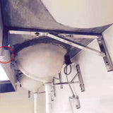 Maxbell Undermount Sink Mounting Bracket Stainless Steel Stable Kitchen Sink Bracket 45T Height 250mm